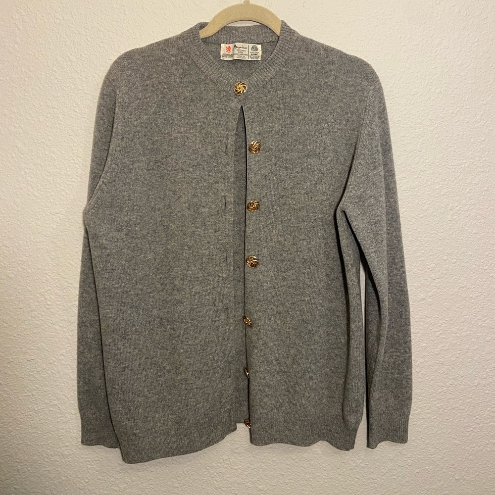 Wool Cardigan Made in Scotland